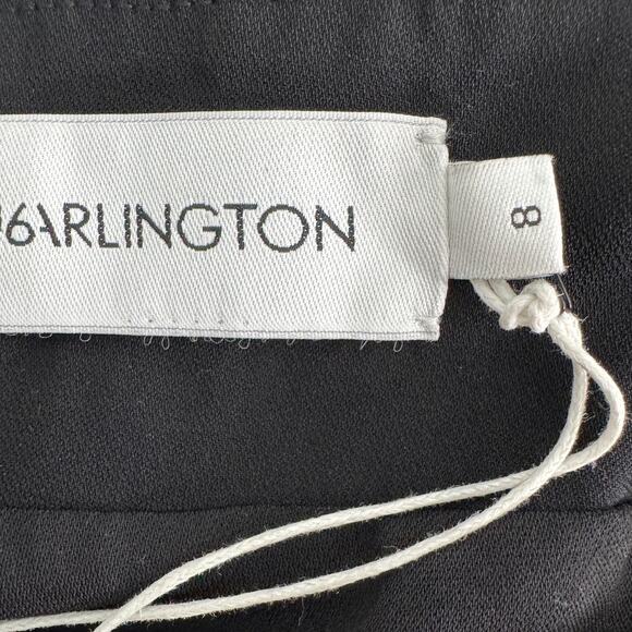 16Arlington Sequin Bow Mini Skirt Black Size 4 Statement Party Designer Sparkle - Picture 8 of 11